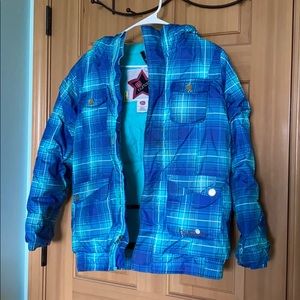 A Blue Plaid Winter Coat ❄️